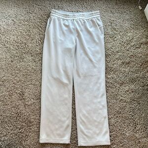 lululemon athletica Off-White Track Pants with Elastic Waist